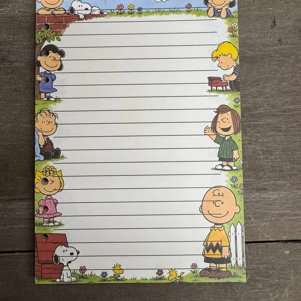 Peanuts Snoopy Charlie Brown Size A5 Refill Paper (50 Sheets)